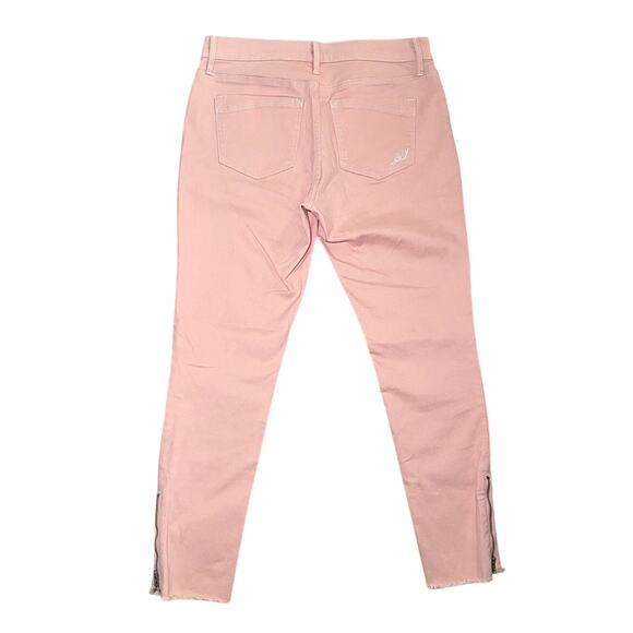 Express Size 8 - Light Pink Ankle Jeggings with Zippers - Picture 2 of 12